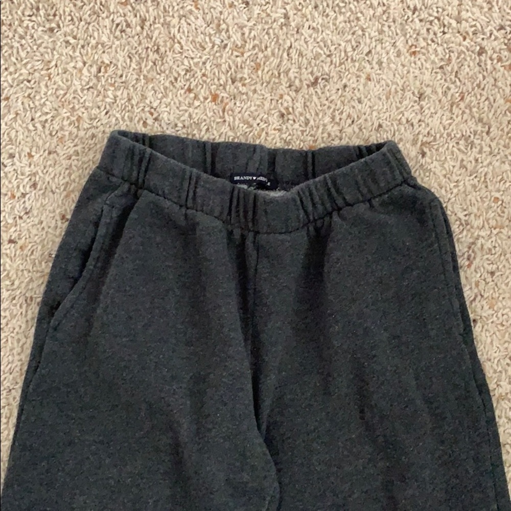 Brandy Melville Black Rosa Sweatpants